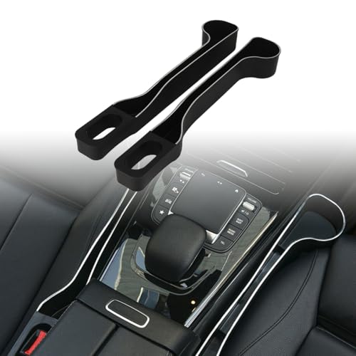 STHIRA® 2Pcs Car Seat Gap Fillers Center Console Gap Filler Narrow Gap Organizer with Cup Storage Universal Car Seat Gap Filler Organizers STHIRA® 2Pcs Car Seat Gap Fillers Center Console Gap Filler Narrow Gap Organizer with Cup Storage Universal Car Seat Gap Filler Organizers
